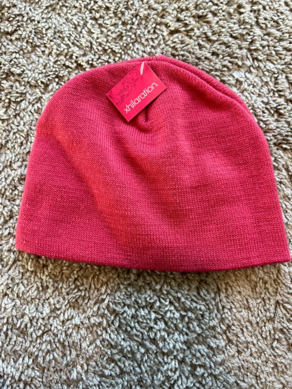 Xhilaration Beanie Hat Women's Pink Brimless Cap Casual Comfort Streetwear